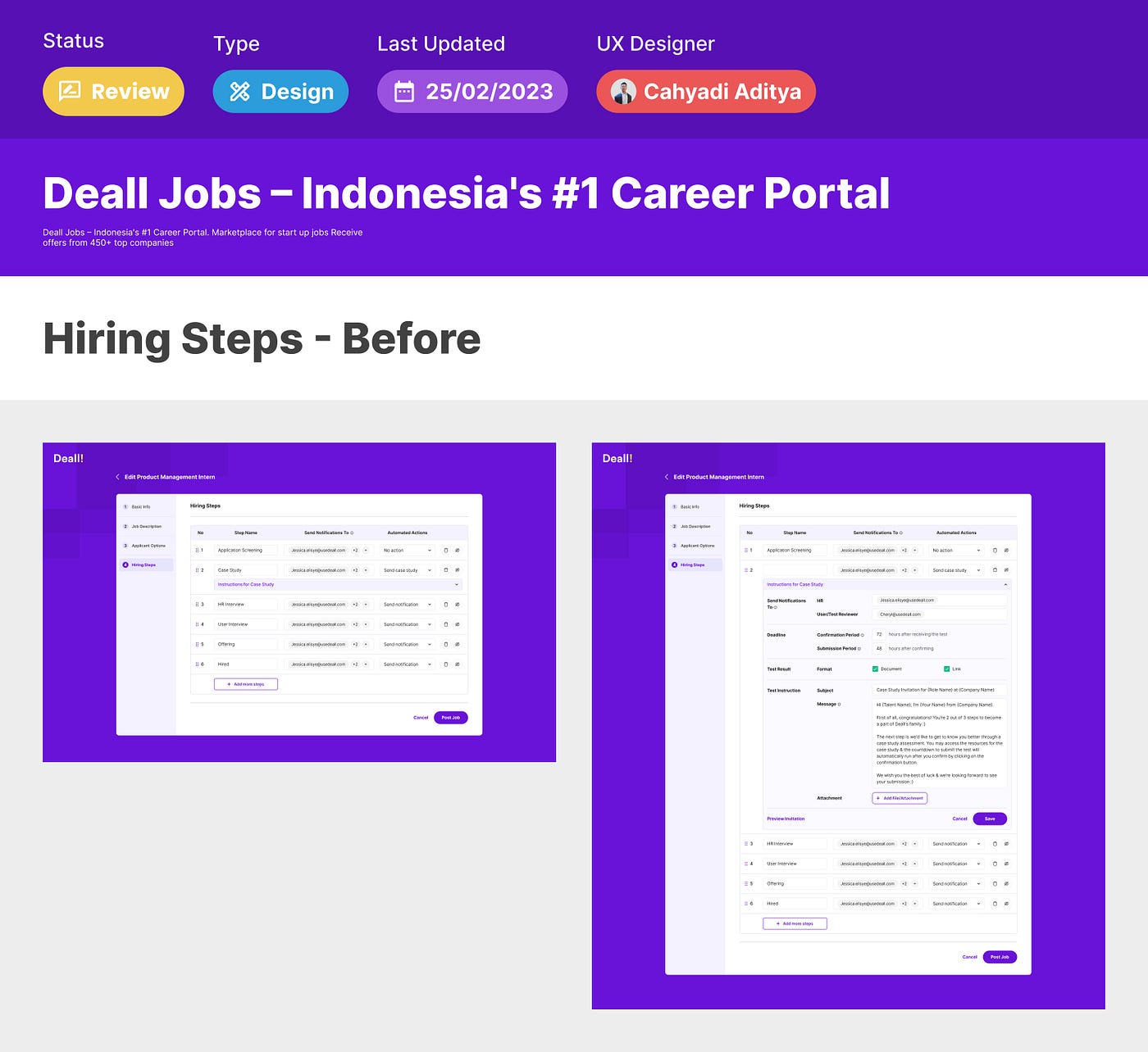 When a Feature Exists But Nobody Uses It: A UX Fix for Deall Jobs visual 2