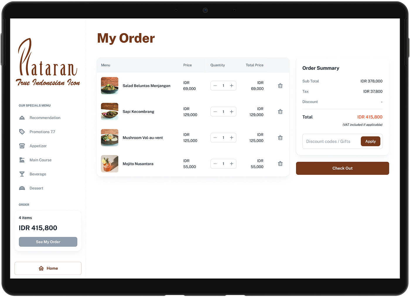 UX Case Study: Optimizing the Plataran Restaurant’s Ordering Process Through a Self-Ordering App visual 15