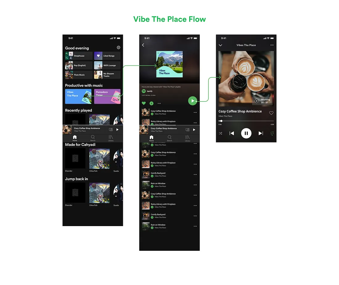 Feature I — Vibe the place